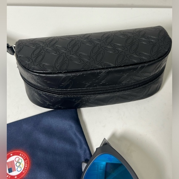 Oakley Official Olympic Team USA Made in USA Mirrored Black Sunglasses Limited - Picture 4 of 11